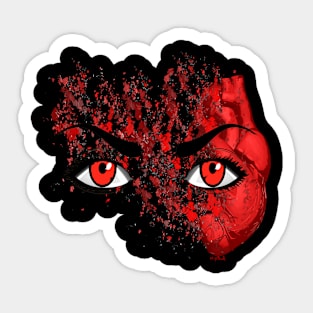 Shattered Heart - Red Sticker
